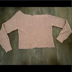 American Eagle One Shoulder Knitted Top